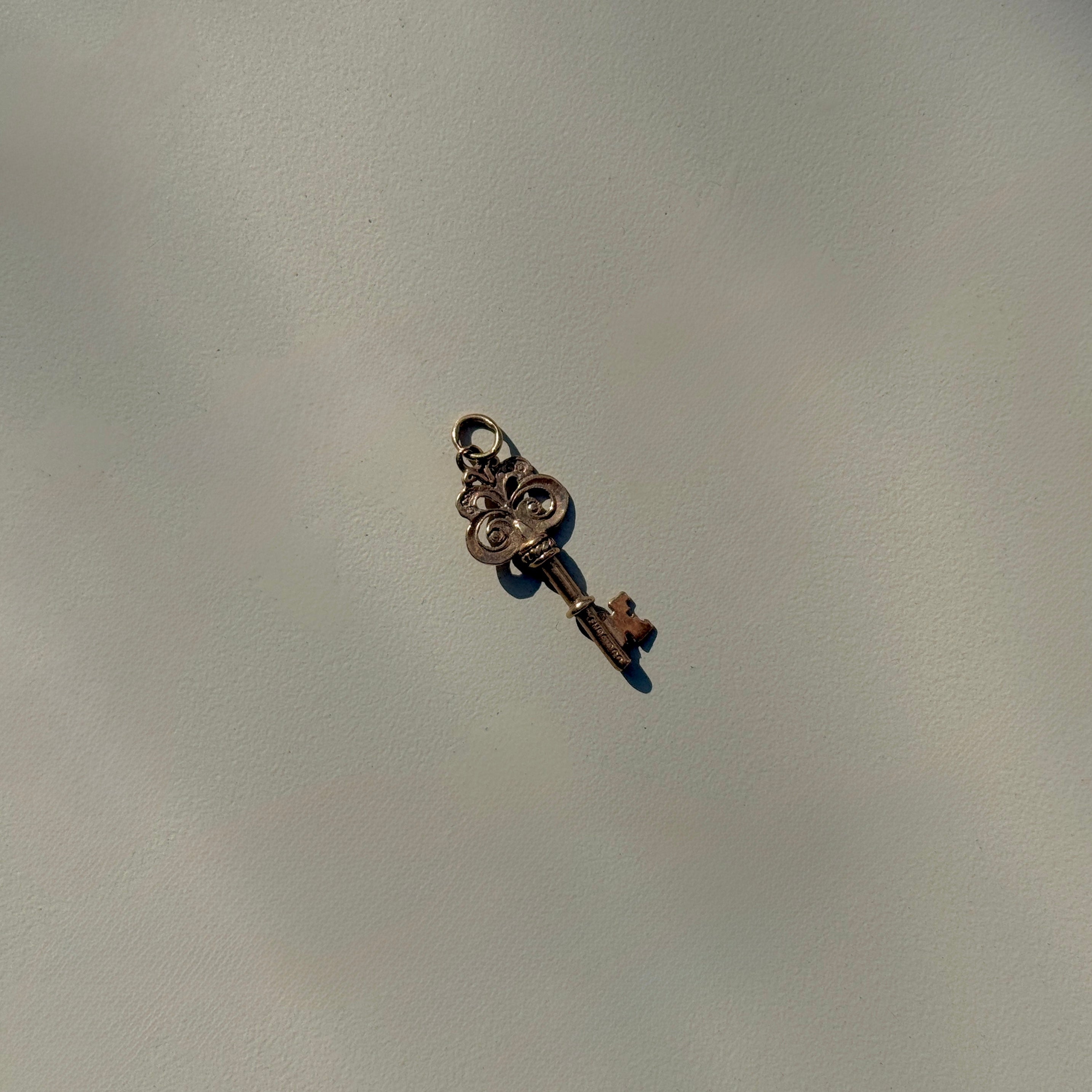 Vintage Ornate Key Charm
